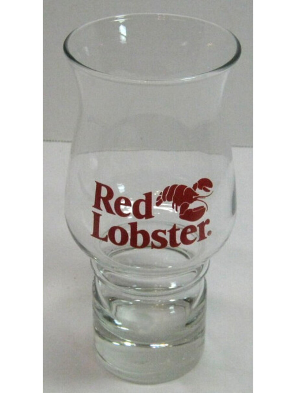 Vintage Red Lobster Restaurant Hurricane Glass 6.75” Drink Collectible
